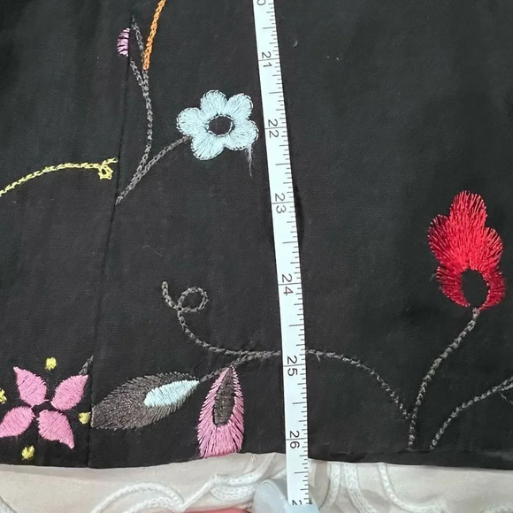 Edward Floral Embroidered Full Zip Jacket Size 8 - Picture 11 of 11